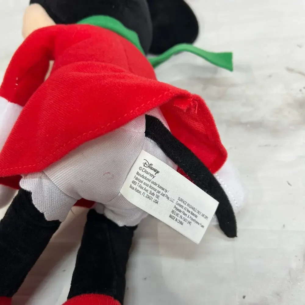 Disney CHRISTMAS HOLIDAY WINTER MINNIE MOUSE Plush Stuffed Animal Toy NEW